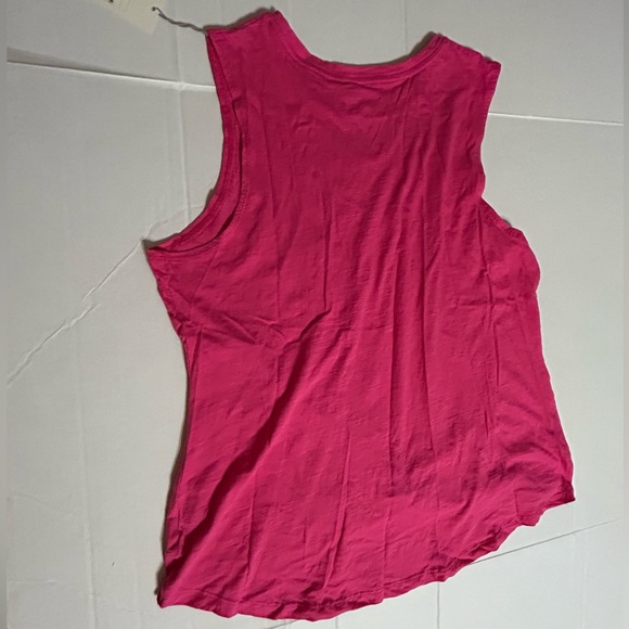 NWT XXL a new day Asymmetrical Pink Sleeveless Tank Top - Picture 4 of 4